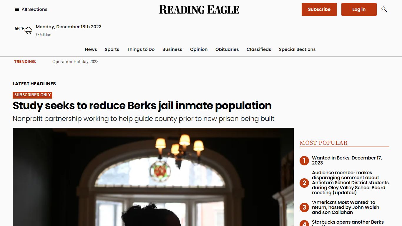 Study seeks to reduce Berks jail inmate population